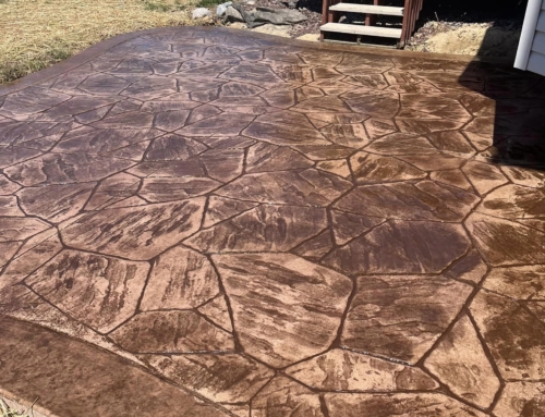 Stamped Back Patio